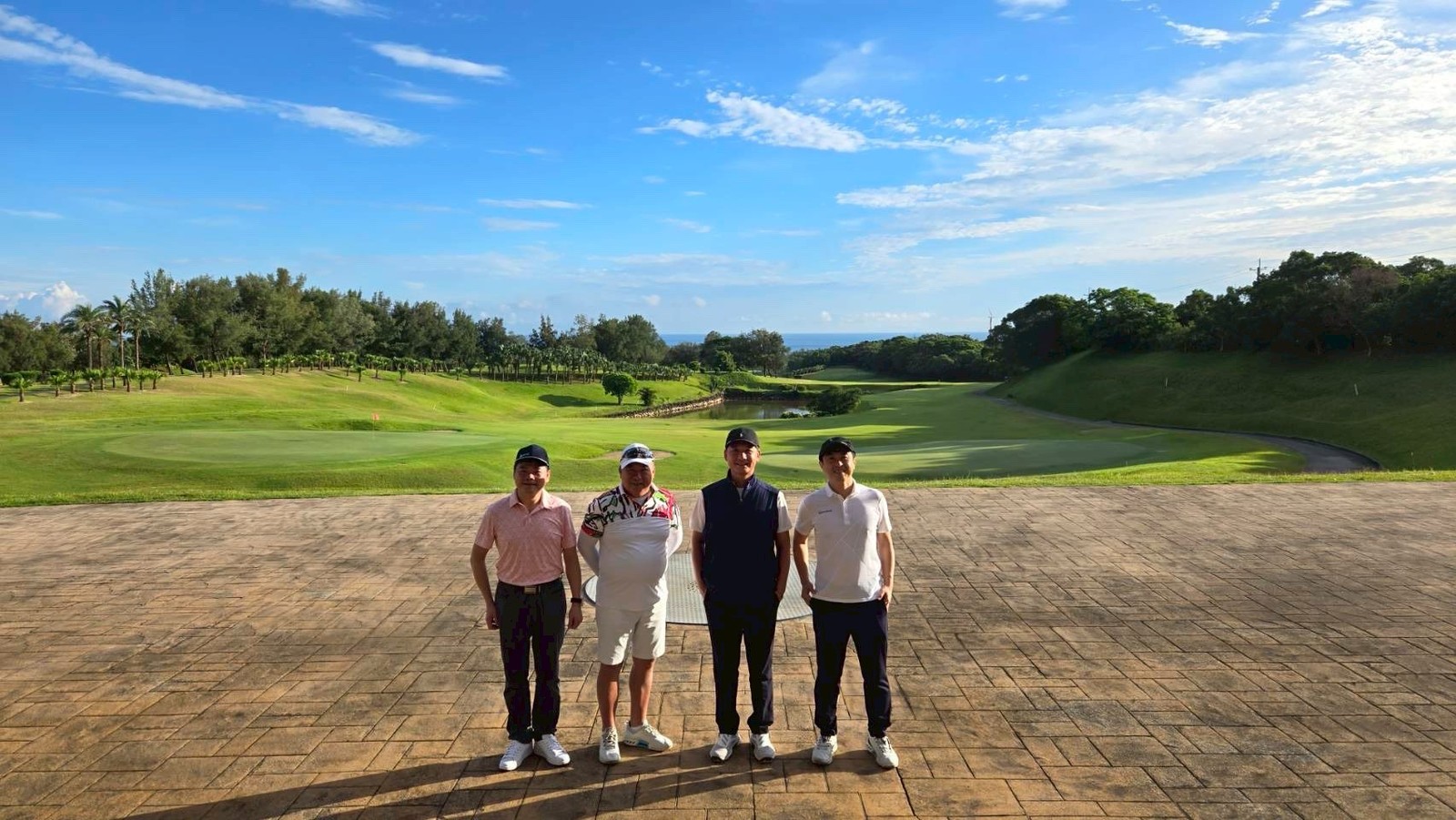 濱海高爾夫球場昱光學長親自下場指導