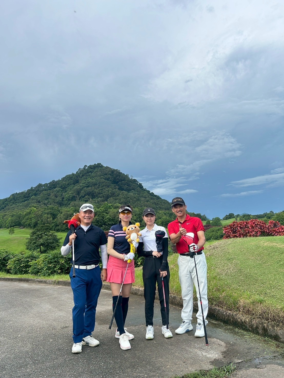 旭陽高爾夫球場球敘文廣抓鳥贏得刨冰5碗